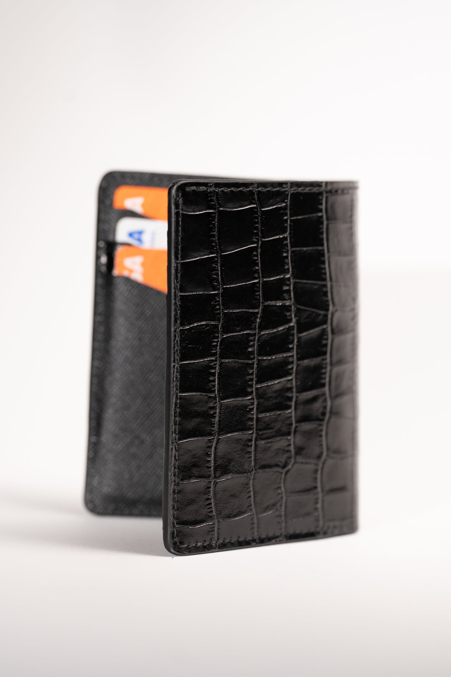 Portofel Mod 25 Black Croco