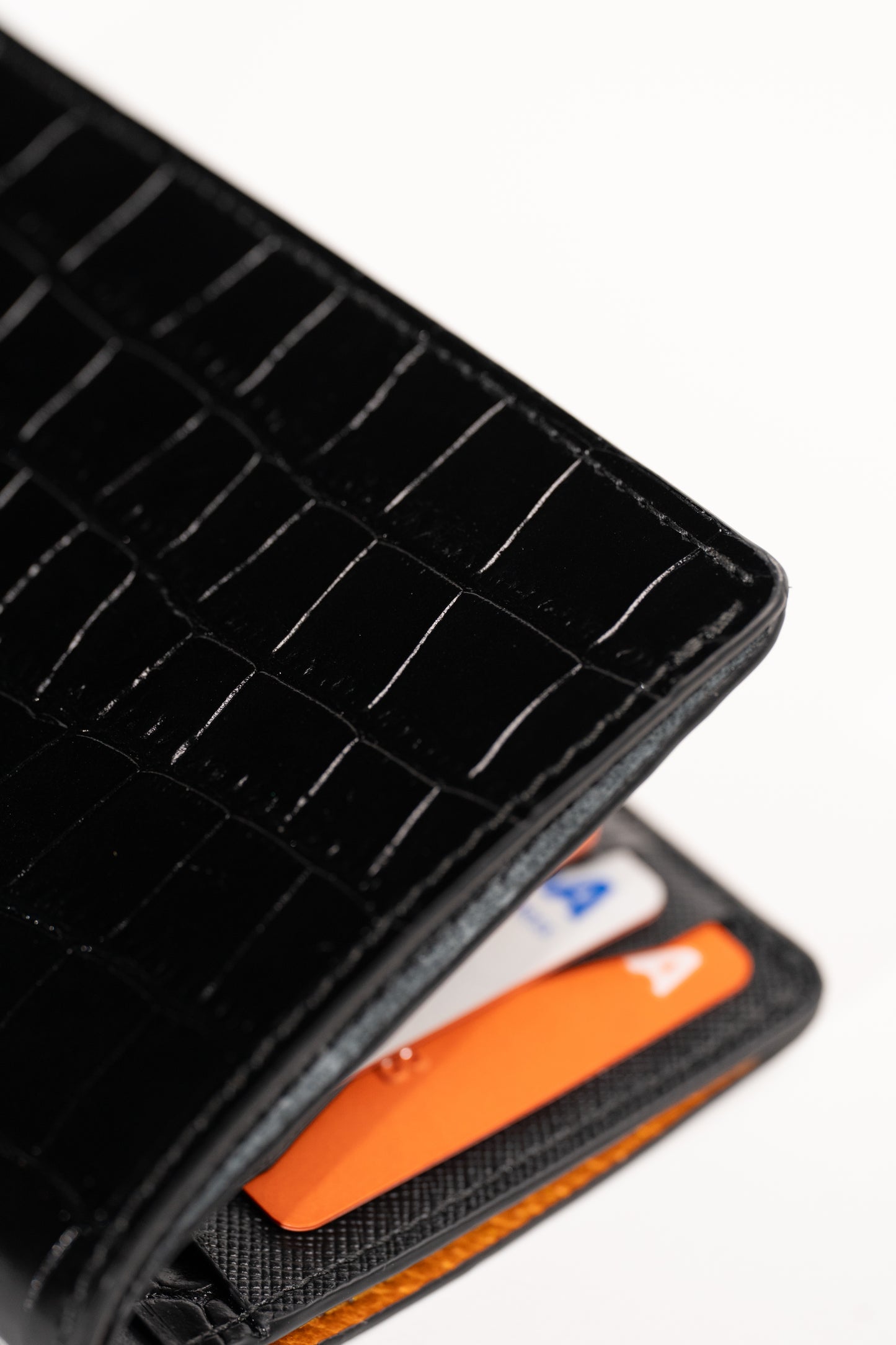 Portofel Mod 25 Black Croco