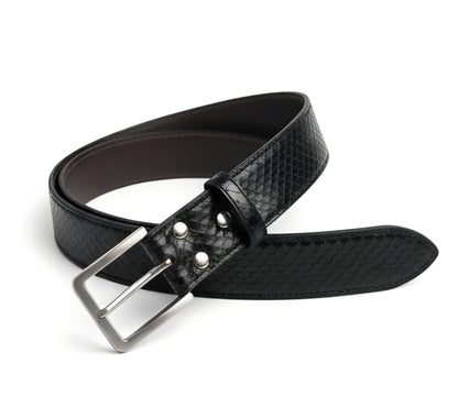 Curea Piele de Piton Negru