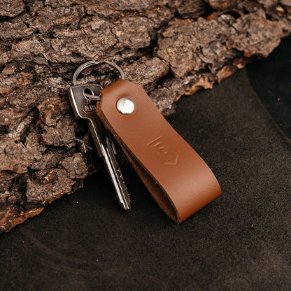 Keychain FA No. 2 Brown Customizable